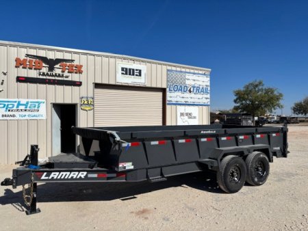 New 2026 Lamar Trailers BD 83" X 16' DL - 14K LOW-PRO DUMP