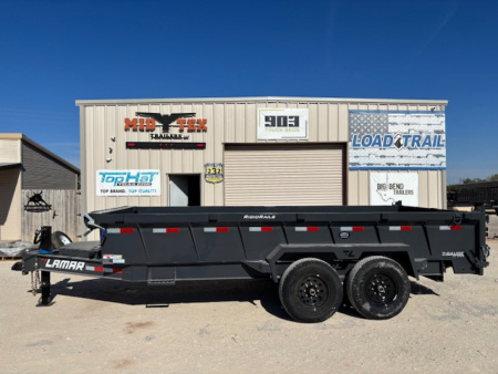 New 2026 Lamar Trailers BD 83" X 16' DL - 14K LOW-PRO DUMP