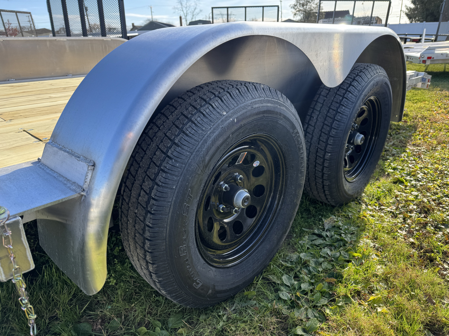 New 2026 Mission MOCH8X20W 7K Wood Deck Car Hauler