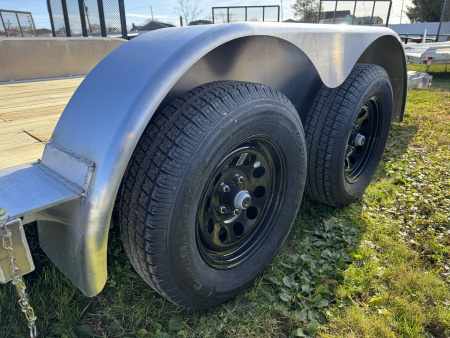 New 2026 Mission MOCH8X20W 7K Wood Deck Car Hauler