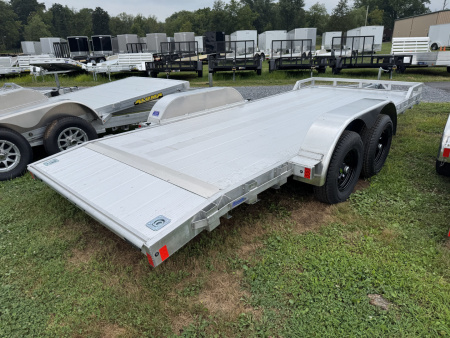 New 2026 Mission MOCH8X18 AL 7K 18 Foot Aluminum Deck Car Hauler