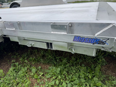 New 2026 Mission MOCH8X18 AL 7K 18 Foot Aluminum Deck Car Hauler