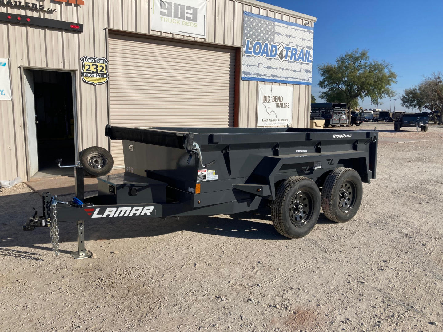 New 2026 Lamar Trailers BD 60" X 10' DS - 7K MINI DUMP - TANDEM AXLE