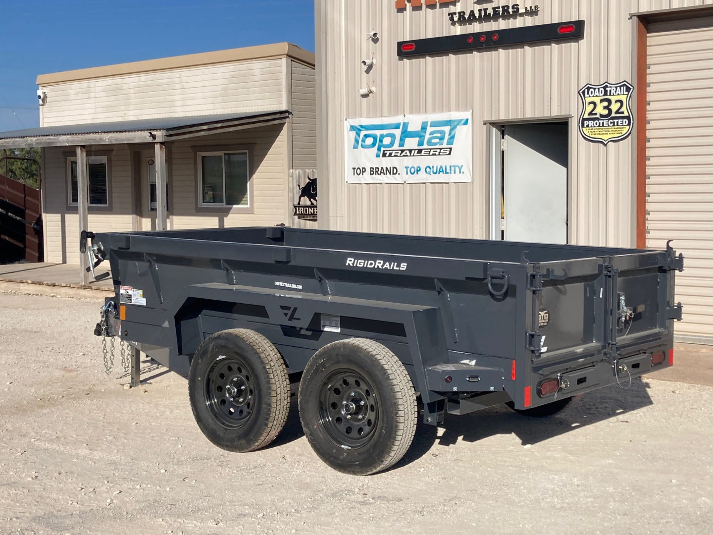 New 2026 Lamar Trailers BD 60" X 10' DS - 7K MINI DUMP - TANDEM AXLE