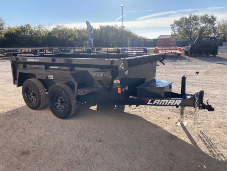New 2026 Lamar Trailers BD 60" X 10' DS - 7K MINI DUMP - TANDEM AXLE