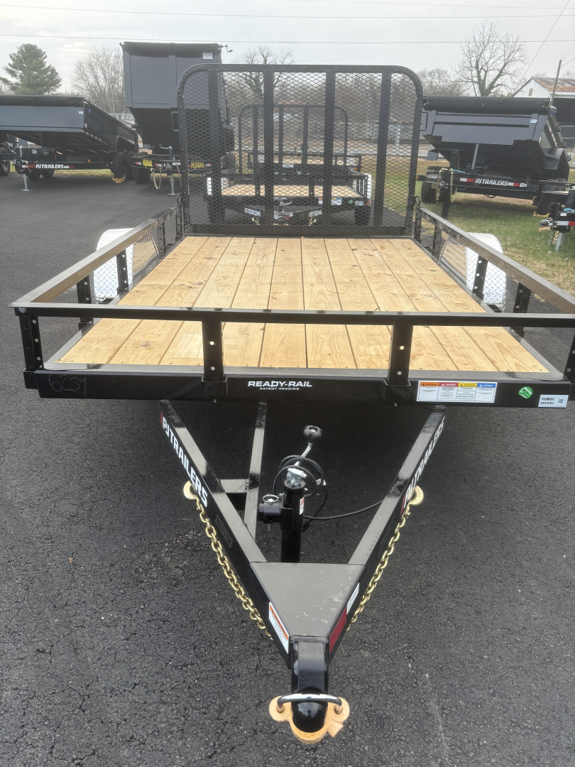 New 2026 PJ Trailers 10'x77" Single Axle Channel Utility Trailer