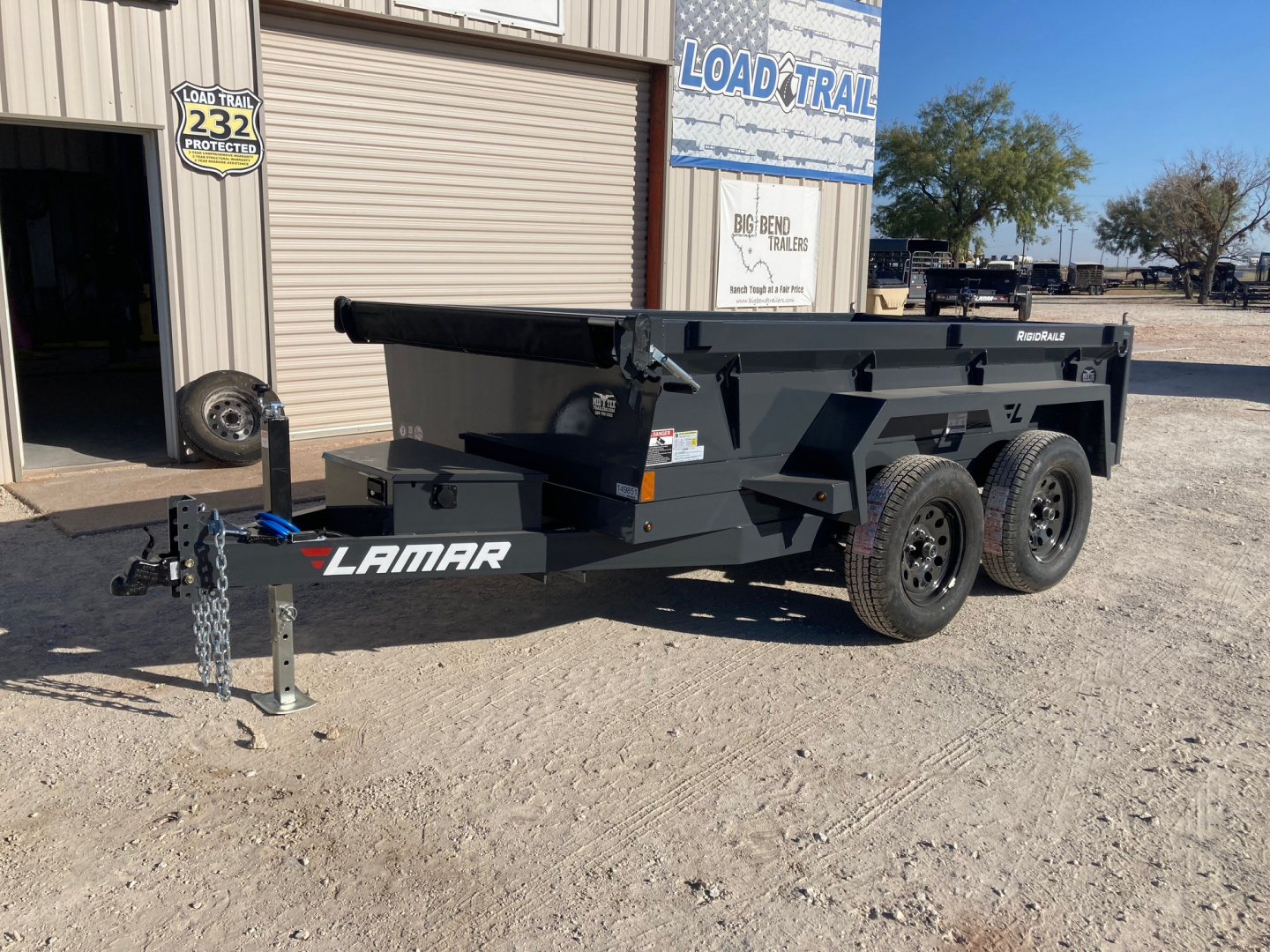 New 2026 Lamar Trailers BD 60" X 10' DS - 7K MINI DUMP - TANDEM AXLE