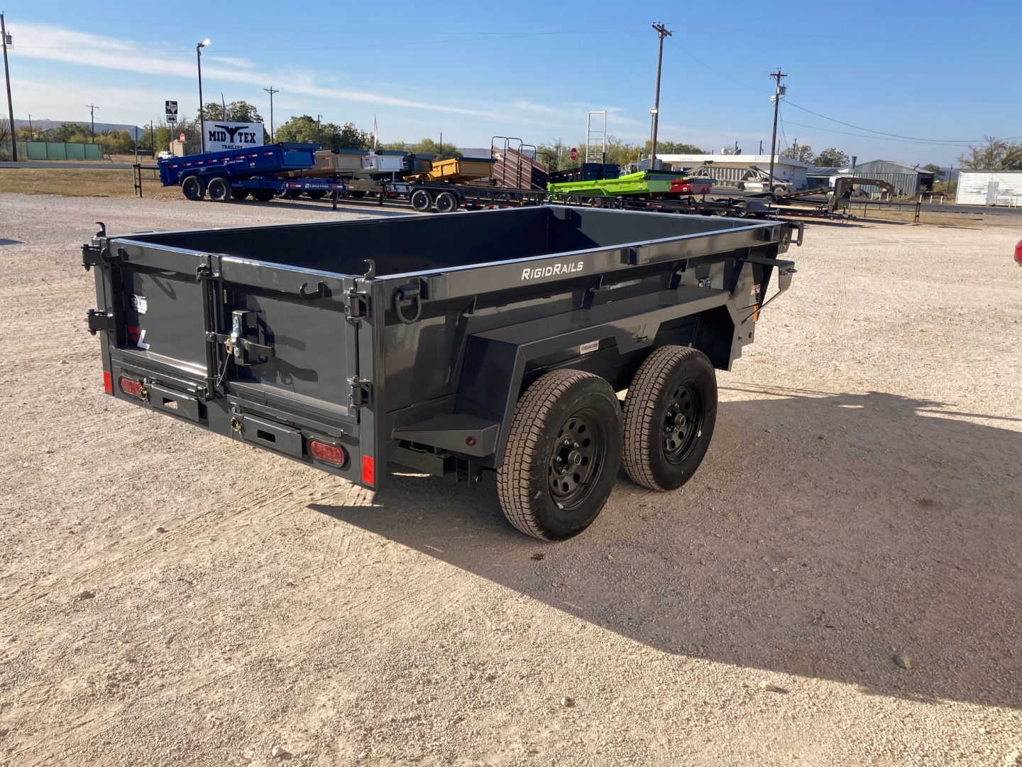New 2026 Lamar Trailers BD 60" X 10' DS - 7K MINI DUMP - TANDEM AXLE