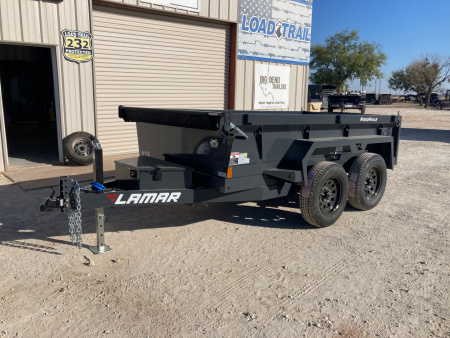 New 2026 Lamar Trailers BD 60" X 10' DS - 7K MINI DUMP - TANDEM AXLE