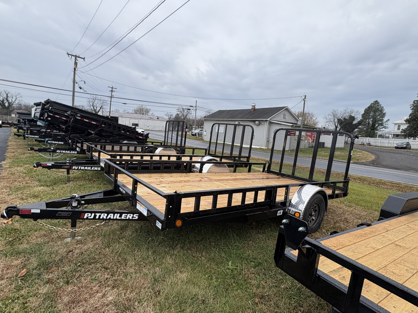 New 2026 PJ Trailers 14'x83" Single Axle Channel Utility Trailer