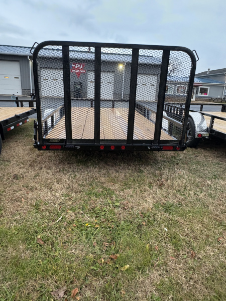 New 2026 PJ Trailers 14'x83" Single Axle Channel Utility Trailer