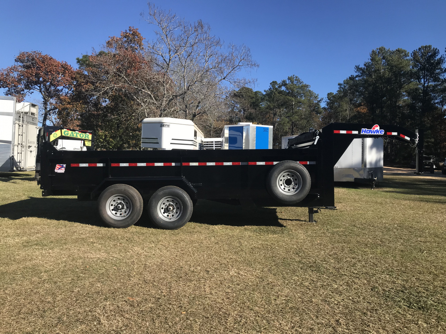 New 2026 Hawke Trailers 7X16GN15K Dump Trailer