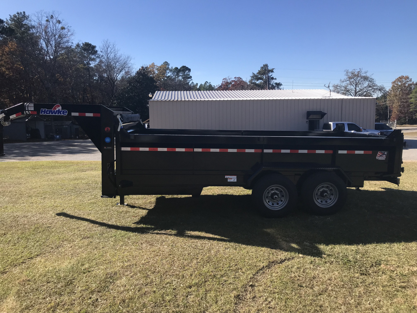 New 2026 Hawke Trailers 7X16GN15K Dump Trailer