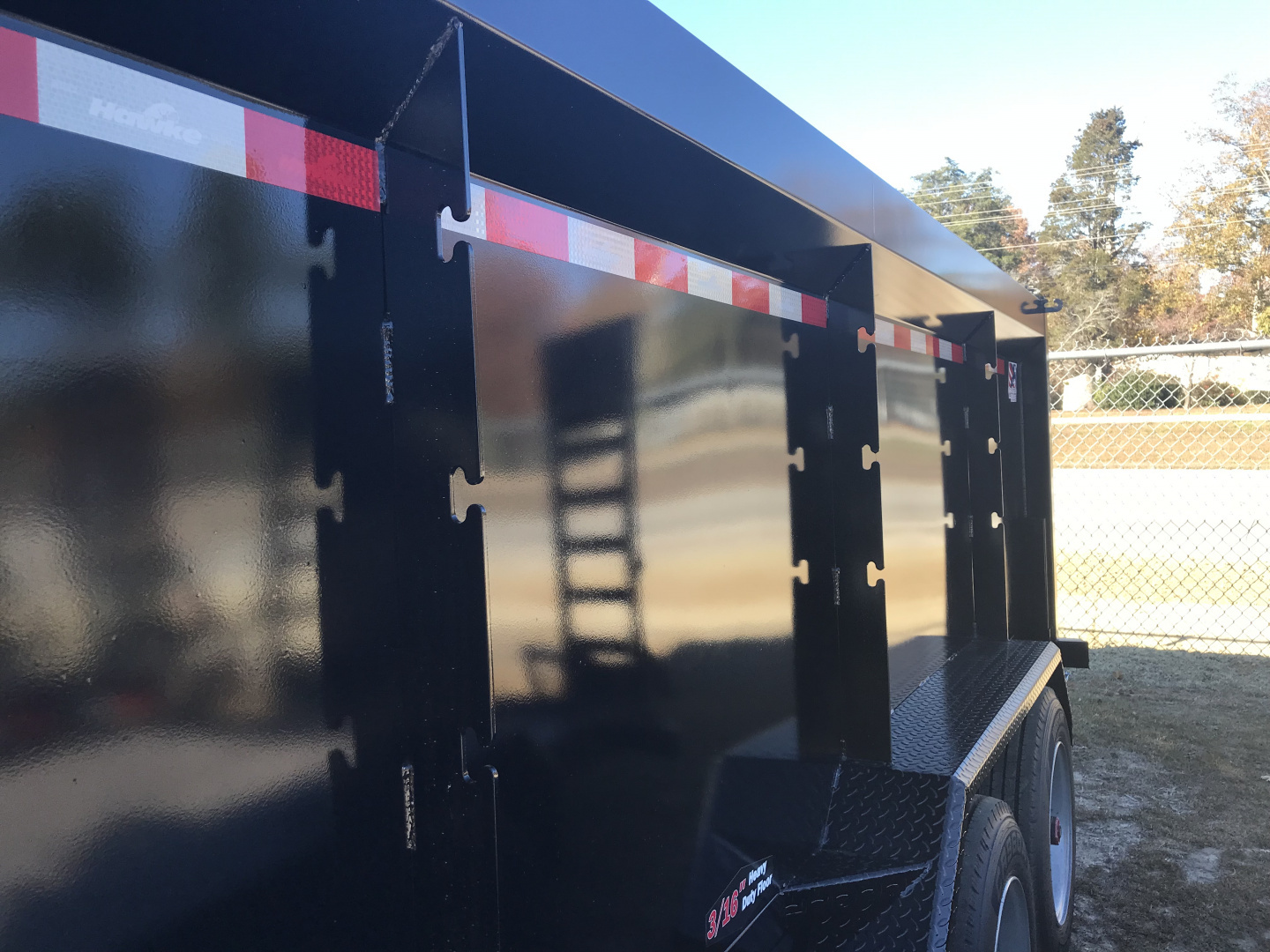 New 2026 Hawke Trailers 7X16GN15K Dump Trailer