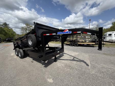 New 2026 Hawke Trailers 7X16GN15K Dump Trailer