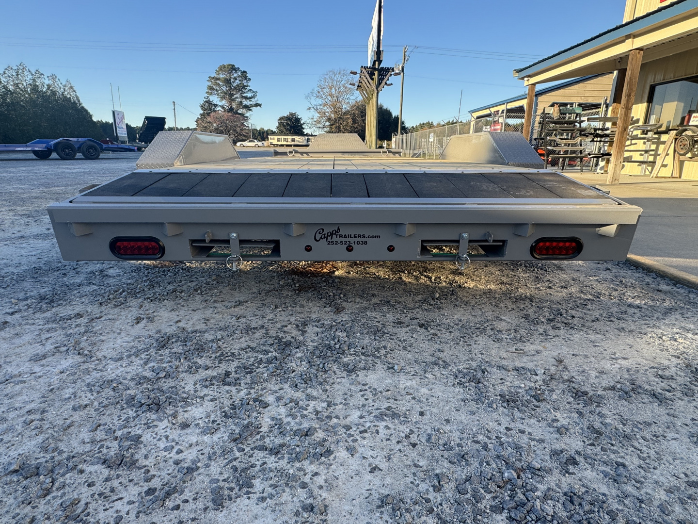 New 2026 Liberty LC7K83X18C4DT Battleship Grey Car Hauler