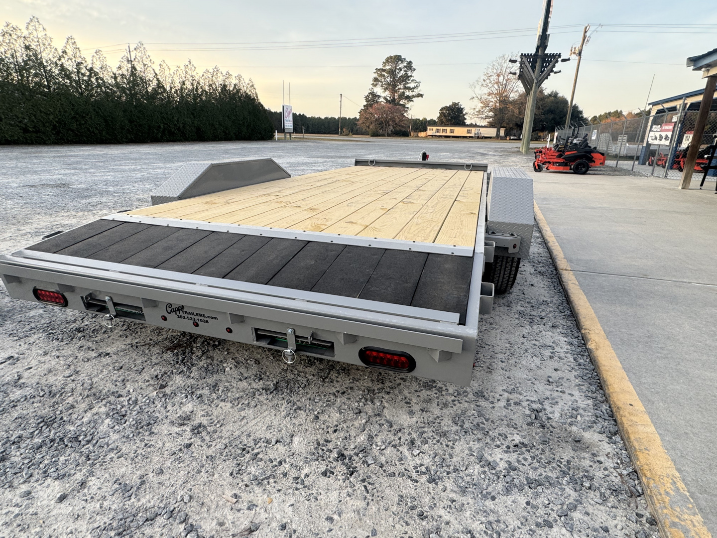 New 2026 Liberty LC7K83X18C4DT Battleship Grey Car Hauler