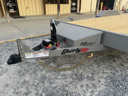 New 2026 Liberty LC7K83X18C4DT Battleship Grey Car Hauler