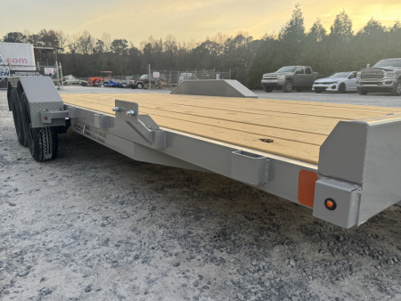 New 2026 Liberty LC7K83X18C4DT Battleship Grey Car Hauler