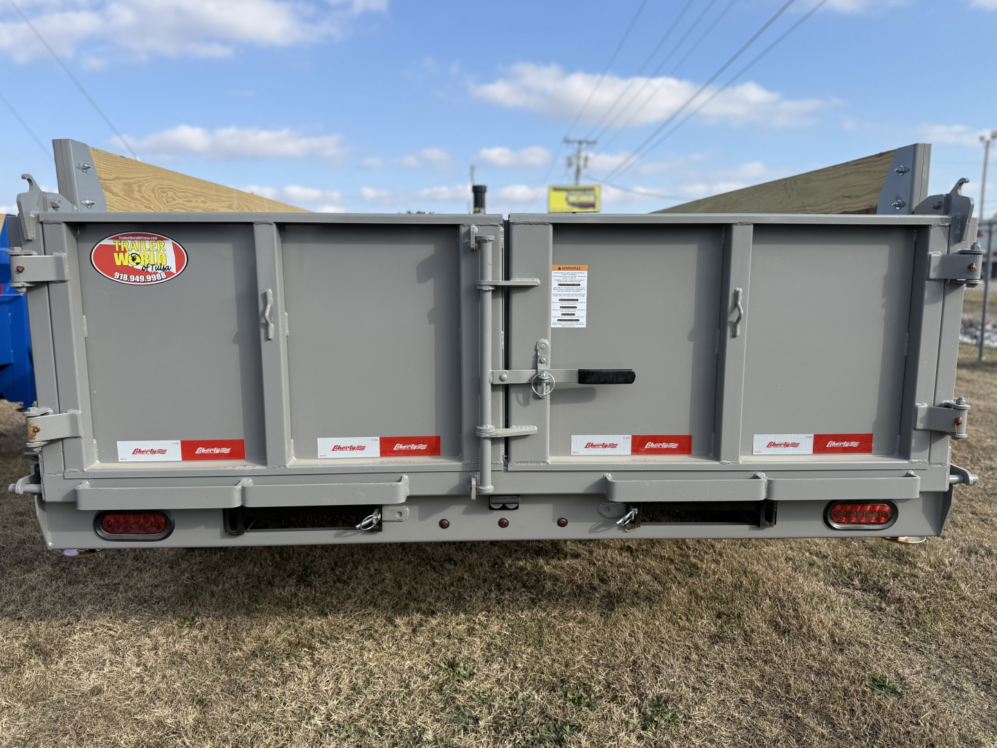 New 2026 Liberty LD14K83x14 Two-Tone Telescopic Hoist Dump Trailer w/ 14 Ply Tire Upg.