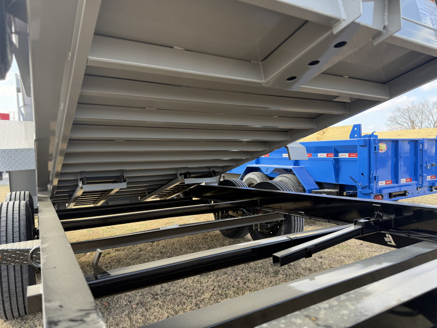 New 2026 Liberty LD14K83x14 Two-Tone Telescopic Hoist Dump Trailer w/ 14 Ply Tire Upg.