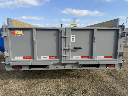 New 2026 Liberty LD14K83x14 Two-Tone Telescopic Hoist Dump Trailer w/ 14 Ply Tire Upg.