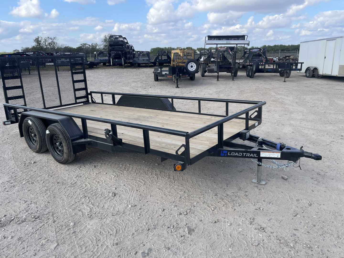 New 2026 Load Trail 83x16 7K 4' Gate Utility Trailer