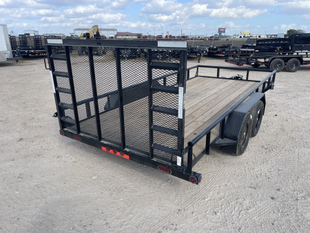 New 2026 Load Trail 83x16 7K 4' Gate Utility Trailer