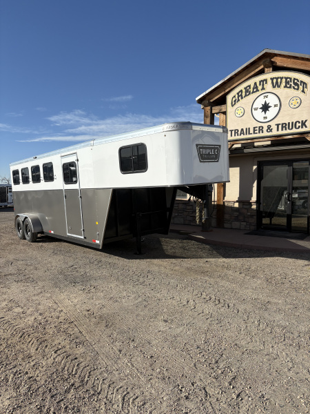 New 2025 Rover Trailers TETON GOOSENECK 4 Horse Trailer