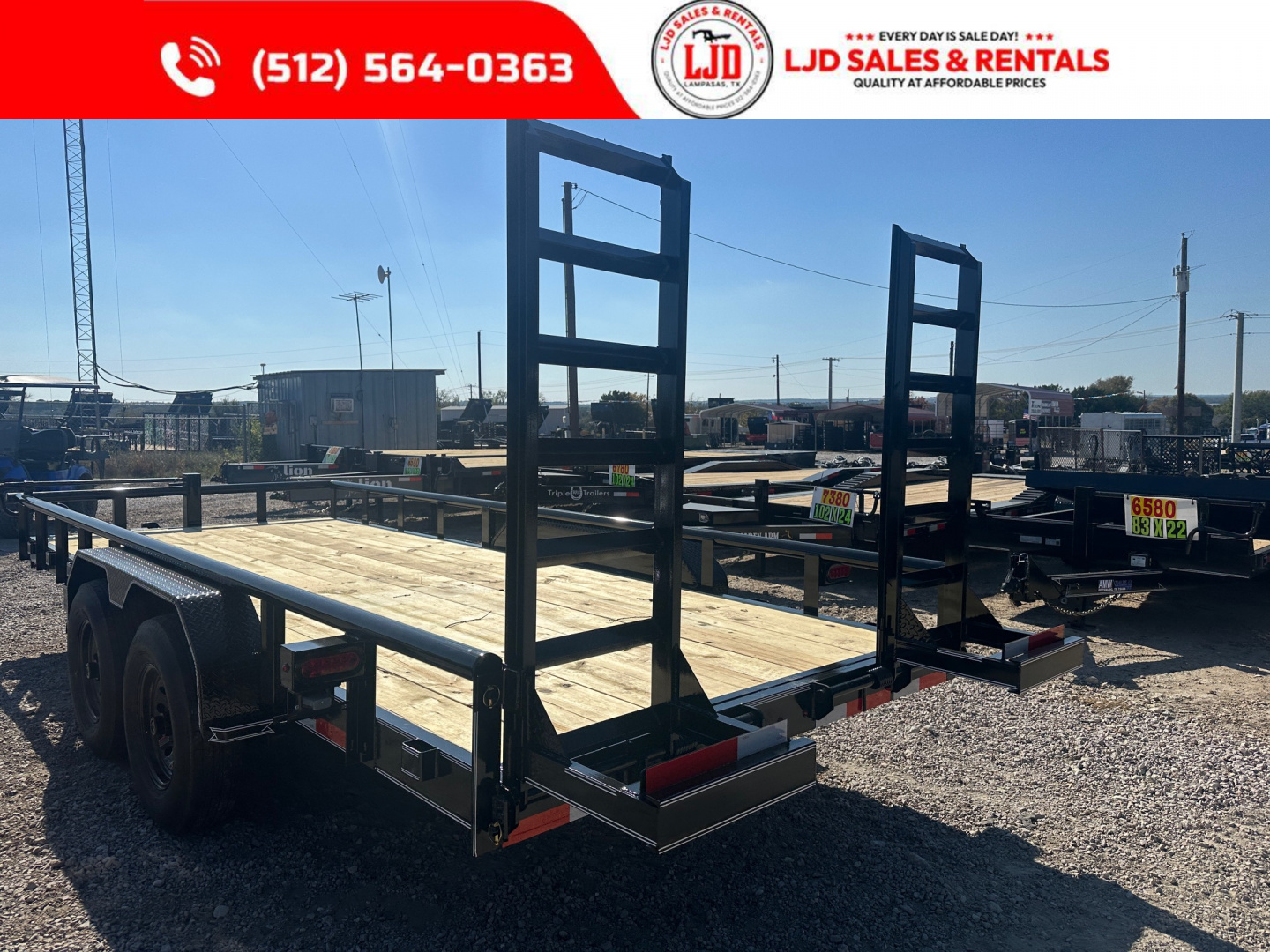 New 2026 A & V - 83" X 20' Pipe Top Equipment Trailer - Heavy Duty