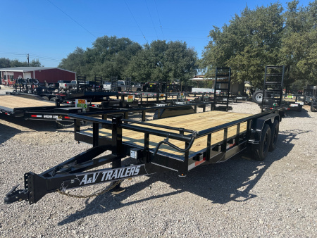 New 2026 A & V - 83  X 20' Pipe Top Equipment Trailer - Heavy Duty
