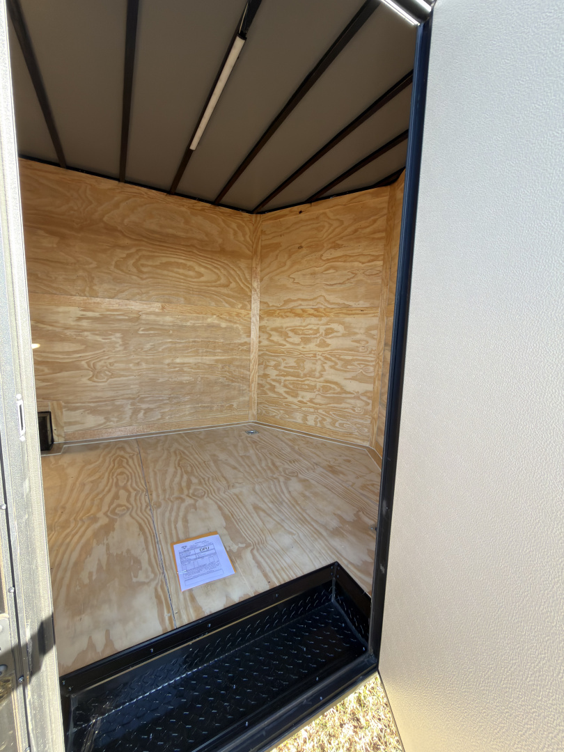 New 2026 Diamond Cargo 8.5x16TA 7' Tall .080 Black PolyCor Blackout Package Rear Wing Spoiler8 Cargo / Enclosed Trailer