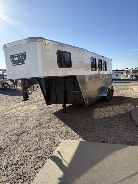 New 2025 Rover Trailers TETON GOOSENECK 3 Horse Trailer