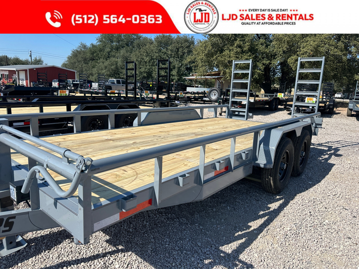 New 2026 - A & V - 83" X 18' Pipe Top Equipment Trailer - Heavy Duty