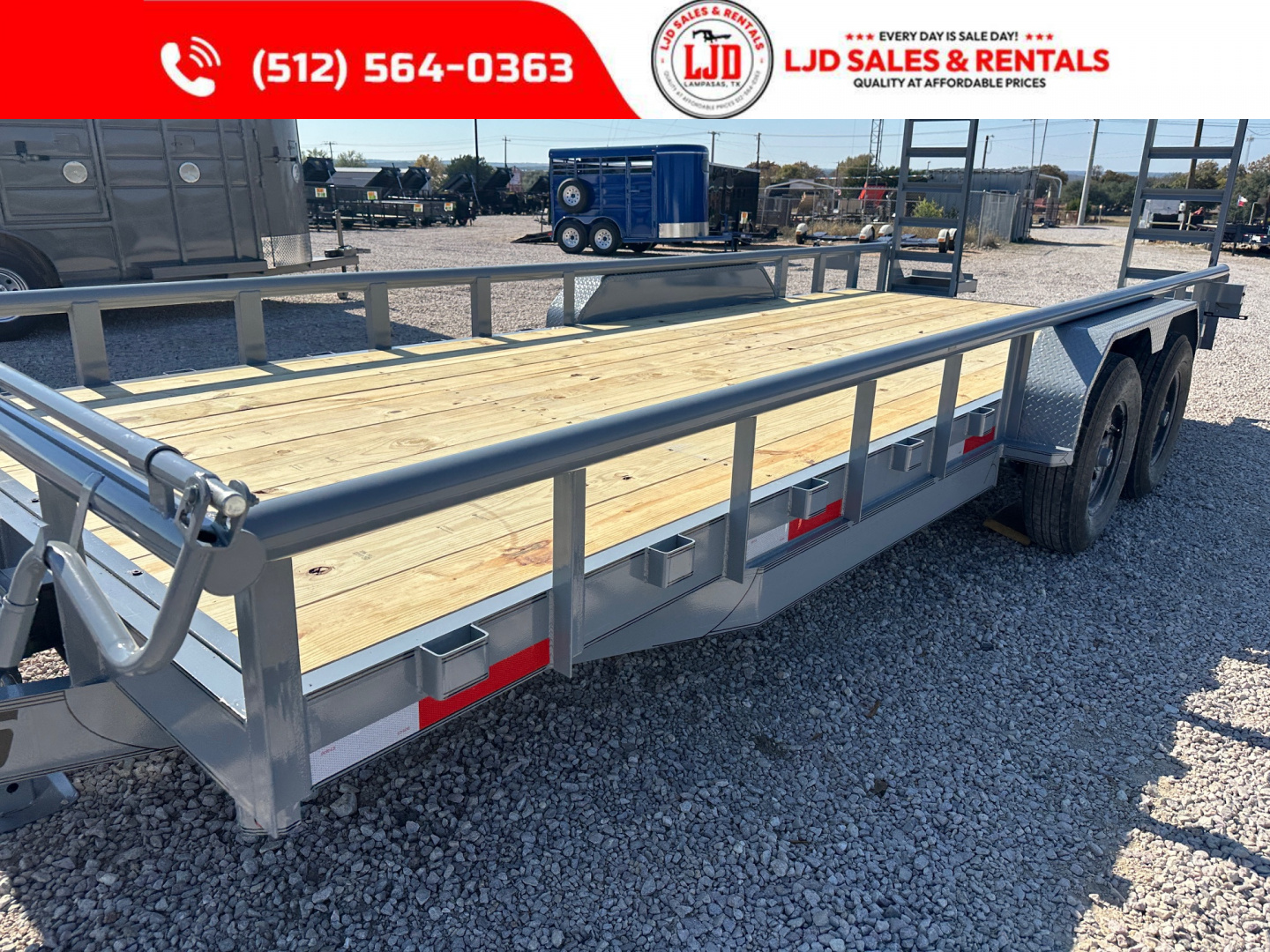 New 2026 A & V - 83" X 20' Pipe Top Equipment Trailer - 14k gvwr
