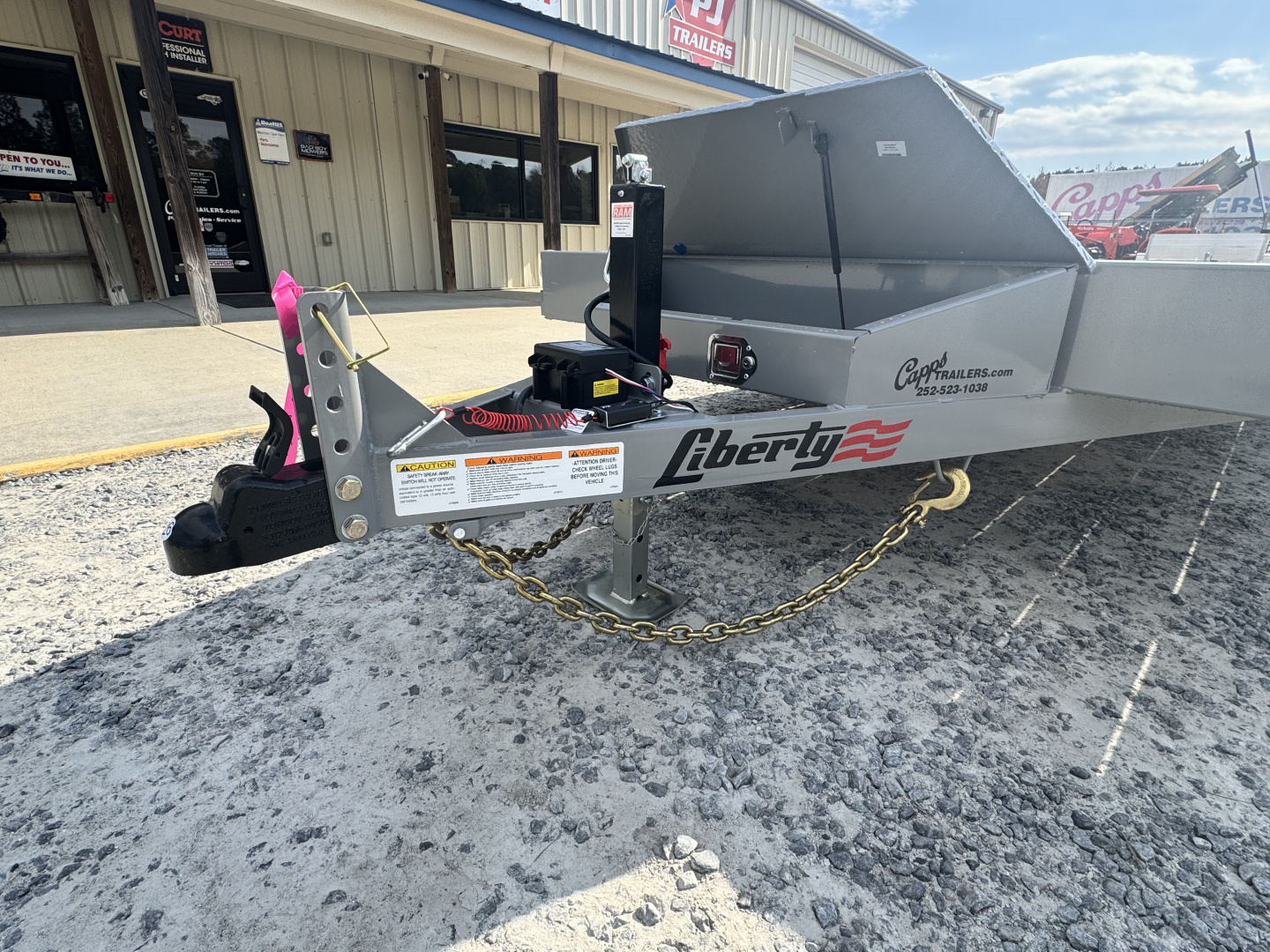 New 2026 Liberty LC7K83X20C4DT Battleship Grey Car Hauler