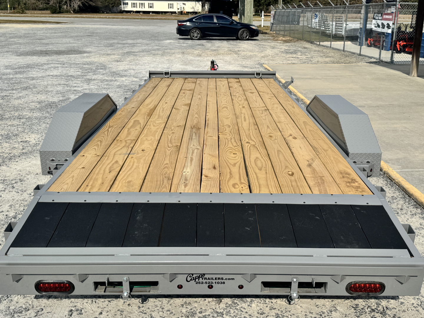 New 2026 Liberty LC7K83X20C4DT Battleship Grey Car Hauler