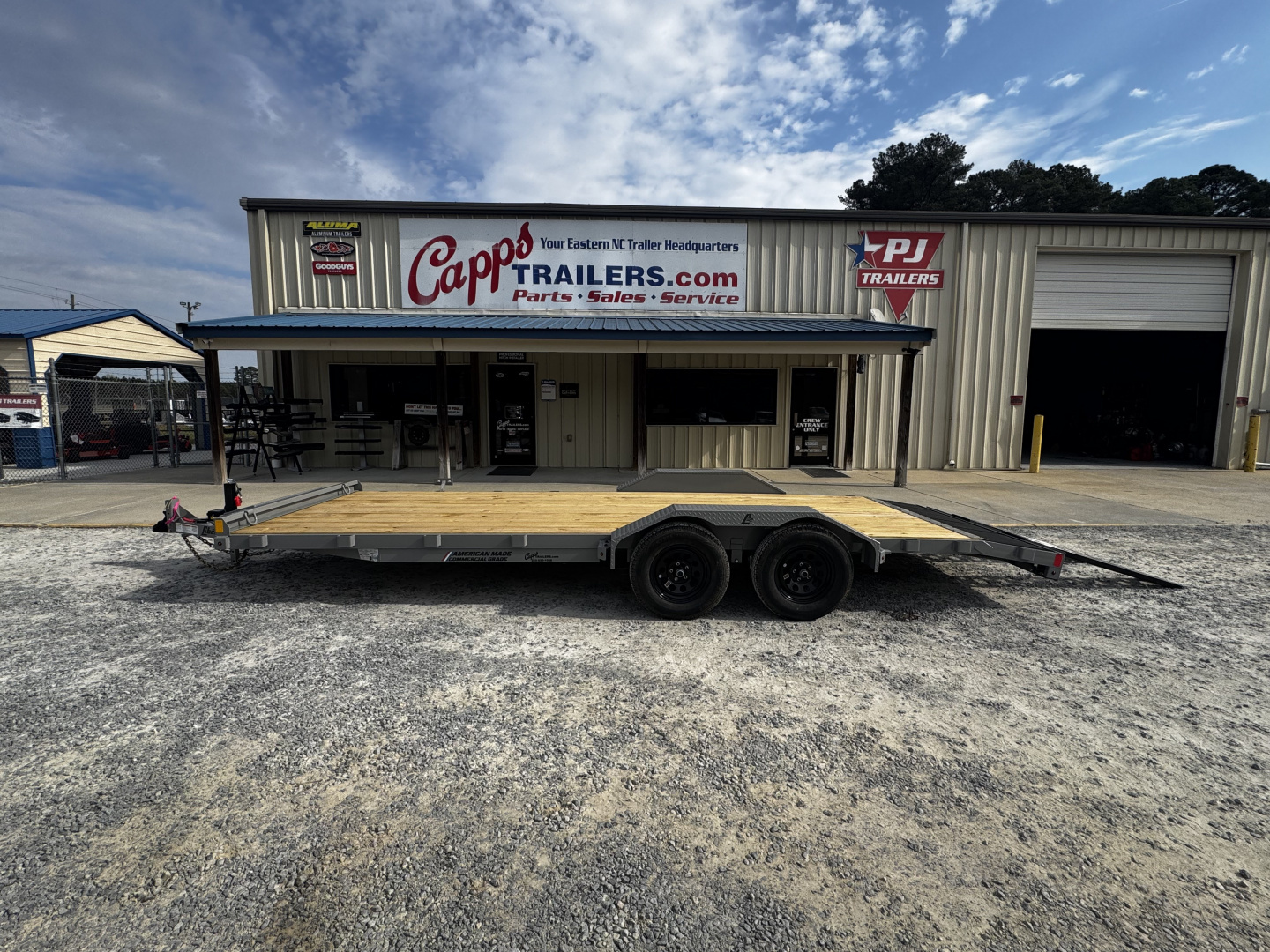 New 2026 Liberty LC7K83X20C4DT Battleship Grey Car Hauler