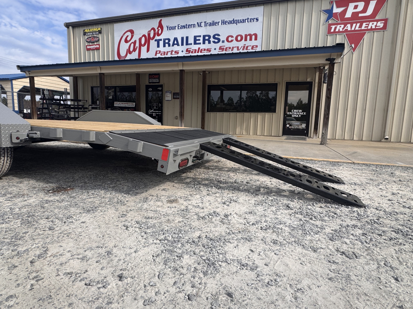 New 2026 Liberty LC7K83X20C4DT Battleship Grey Car Hauler