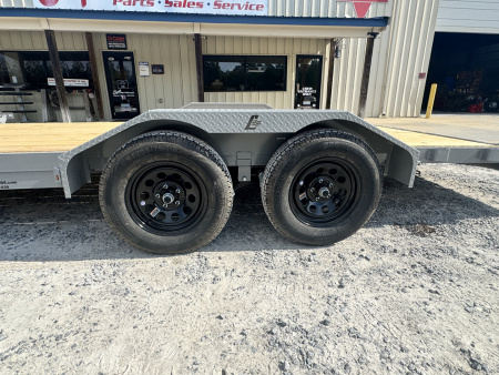 New 2026 Liberty LC7K83X20C4DT Battleship Grey Car Hauler