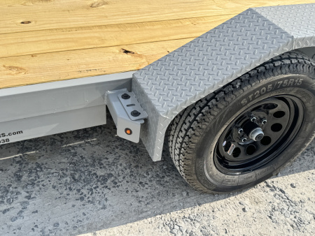 New 2026 Liberty LC7K83X20C4DT Battleship Grey Car Hauler