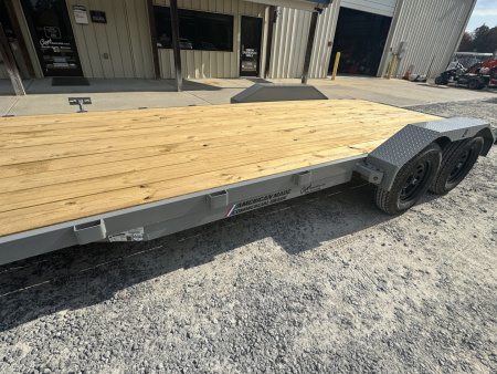 New 2026 Liberty LC7K83X20C4DT Battleship Grey Car Hauler