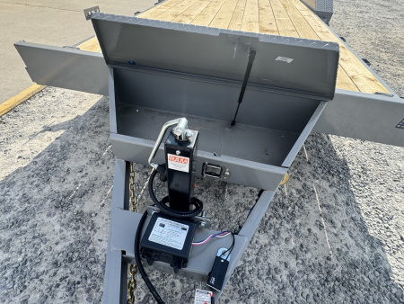 New 2026 Liberty LC7K83X20C4DT Battleship Grey Car Hauler