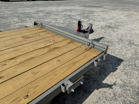 New 2026 Liberty LC7K83X20C4DT Battleship Grey Car Hauler