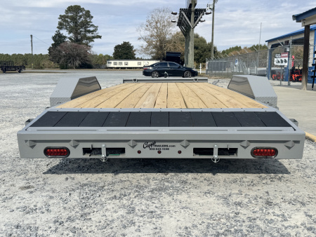 New 2026 Liberty LC7K83X20C4DT Battleship Grey Car Hauler