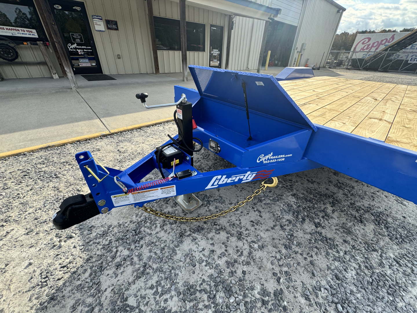 New 2026 Liberty LC7K83X20C4 Freedom Blue Car Hauler