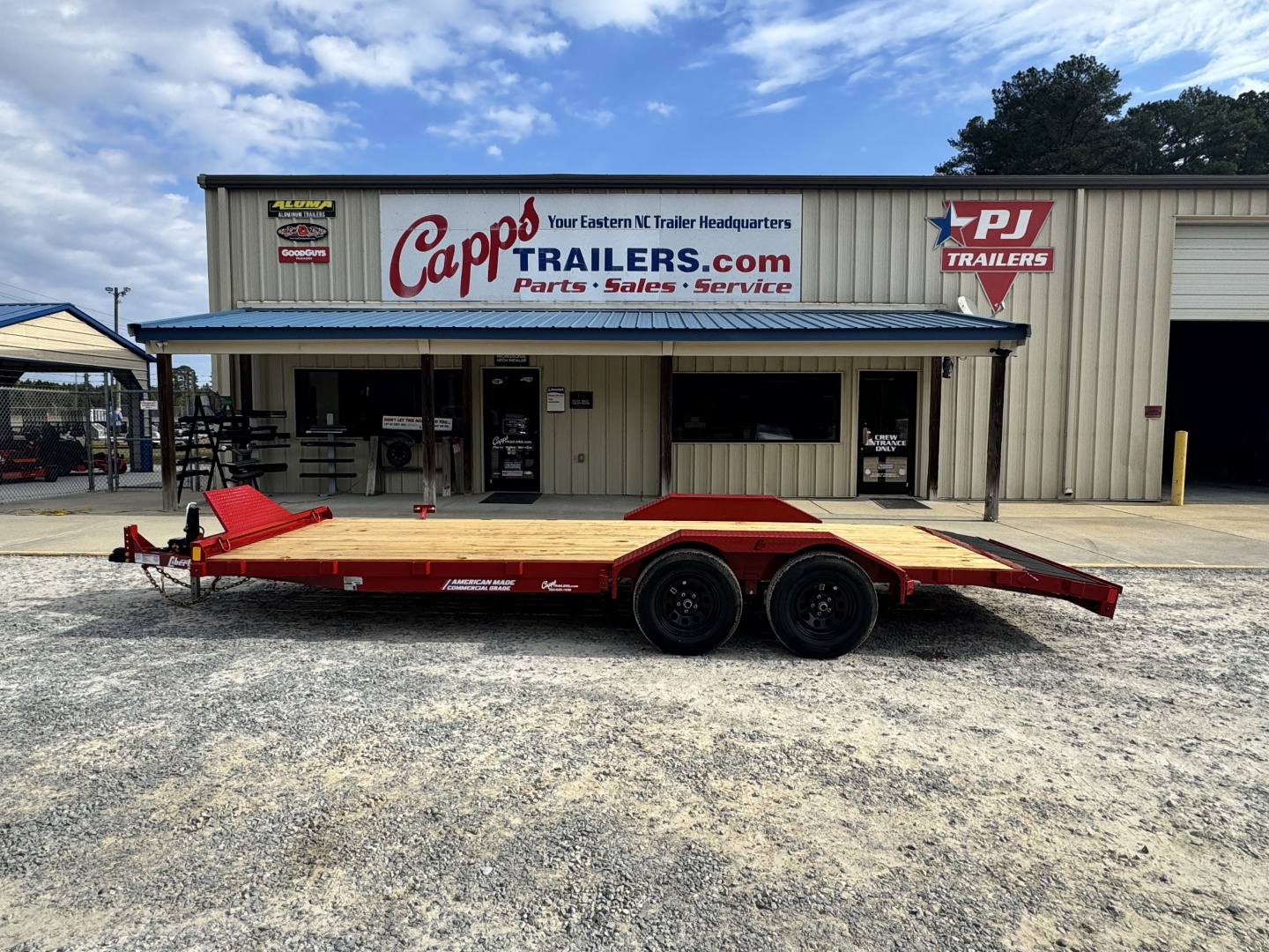 New 2026 Liberty LC7K83X20C4DT Patriot Red Car Hauler