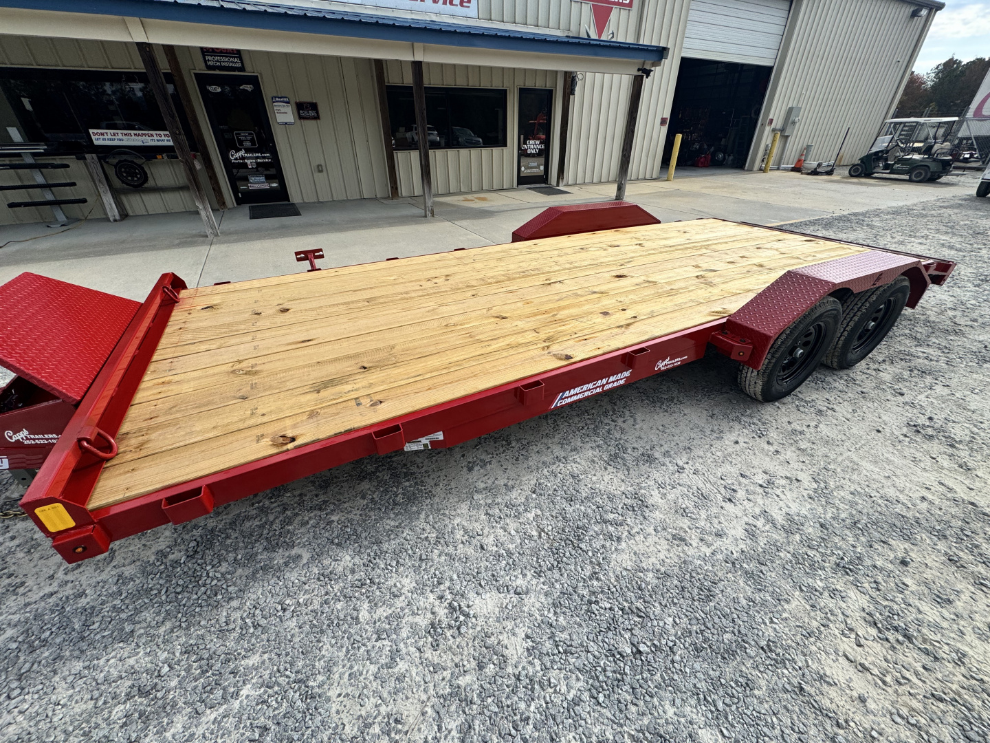 New 2026 Liberty LC7K83X20C4DT Patriot Red Car Hauler