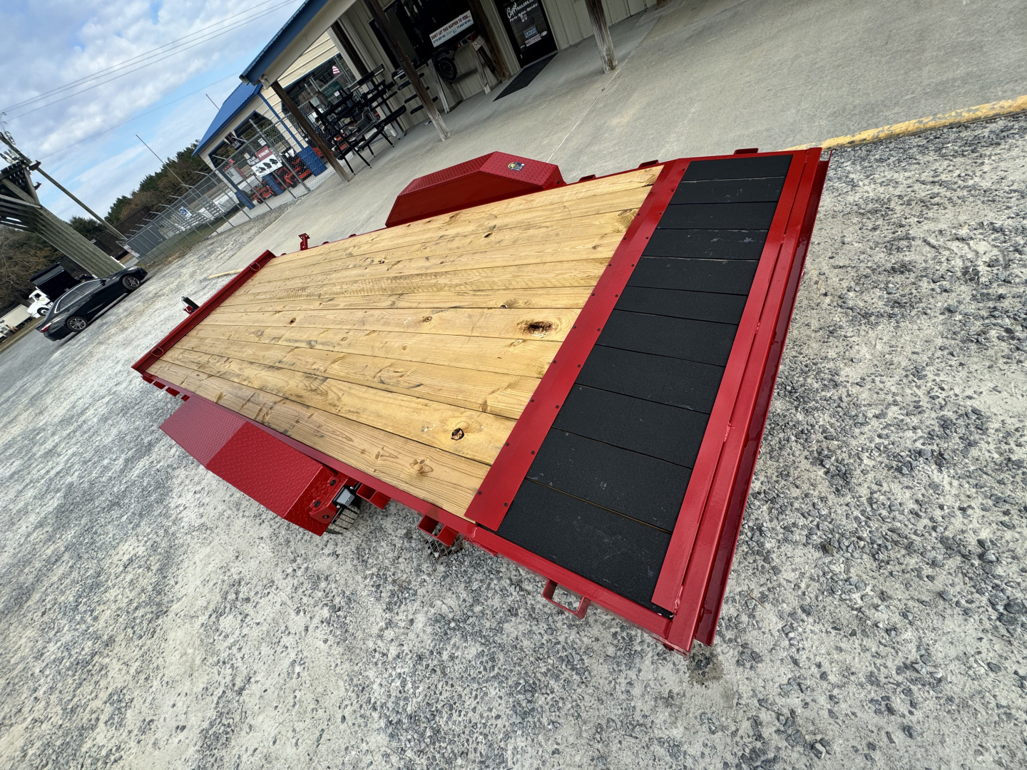 New 2026 Liberty LC7K83X20C4DT Patriot Red Car Hauler