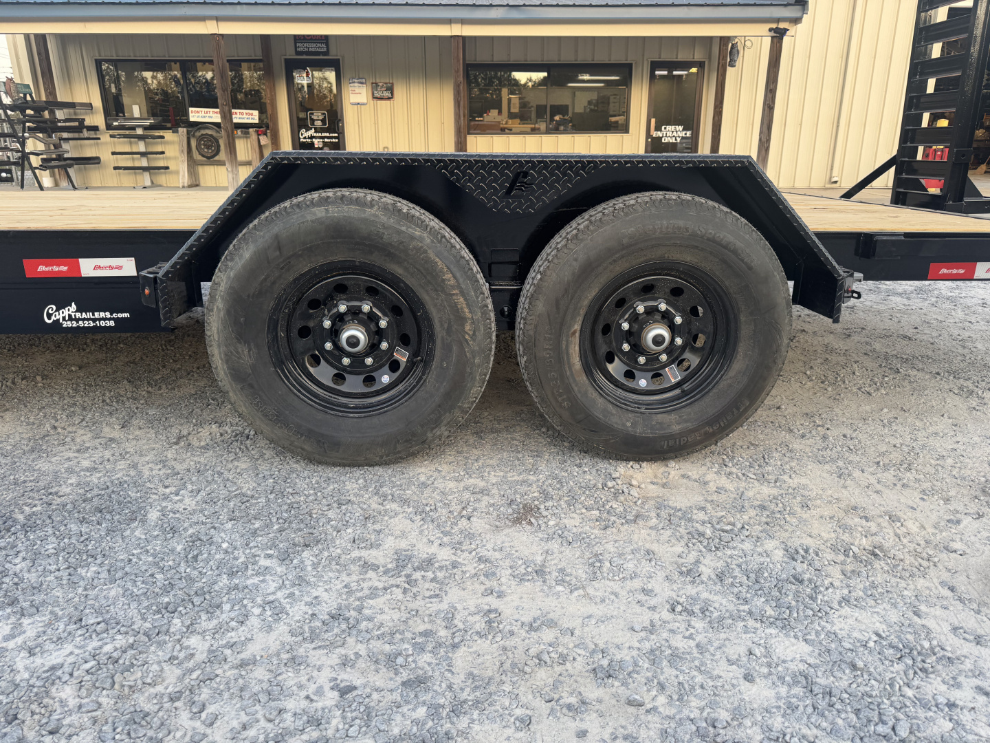 New 2026 Liberty LE14K83X18+2C6 Midnight Black Equipment Trailer